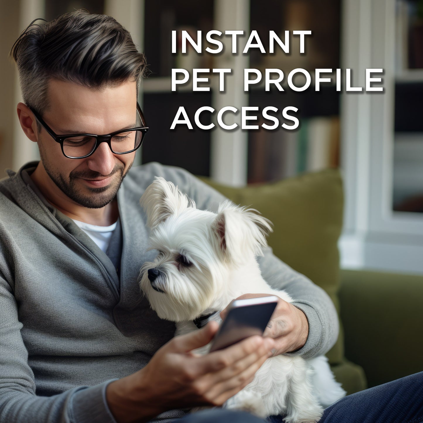 QR Pet Tag - Instant Scan Alerts with Location